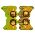thumbnail image 1 of Lion Safari Animal Paper Cut Outs, Green, 5-1/2-Inch, 10-Count, 1 of 1