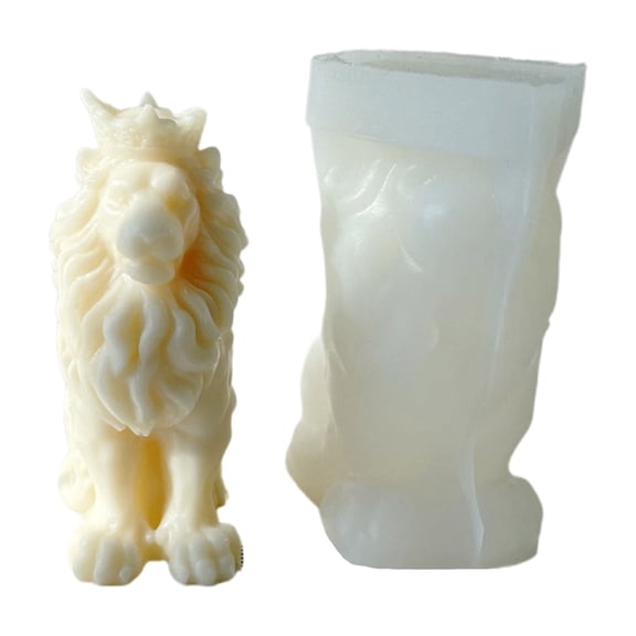 Lion-Shape Molds Silicone Mold Resin Epoxy Casting Mold for Resin Craft Homemade Tool