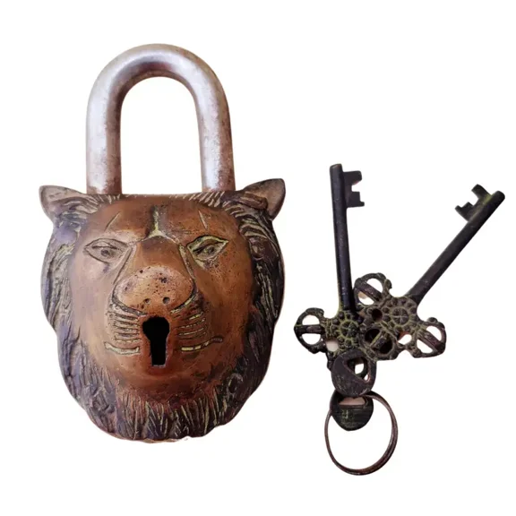 Lion Shaped Unique Pad Lock
