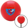 thumbnail image 1 of Lion Shield Red Shift Knob with M16 x 1.5 Insert Shifter Auto Manual Custom Brody, 1 of 1