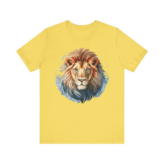 Lion Shirt, Animal Shirt, T-Shirt with Lion, Art Design Tee, Animal Tees, Safari T-Shirt 12