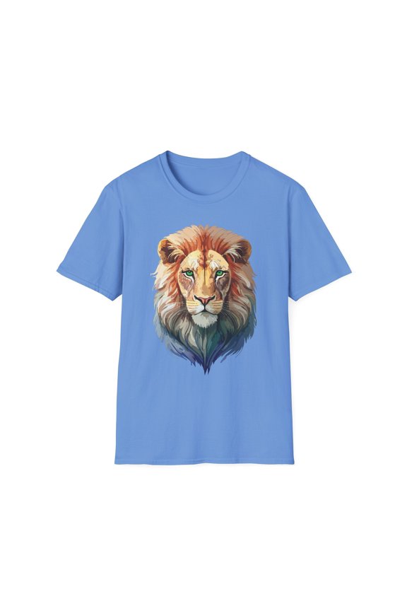 Lion Shirt, Shirt with Lion, Floral Lion Tee, Shirt with Animals