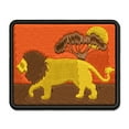 thumbnail image 1 of Lion Solid Applique Multi-Color Embroidered Iron-On Patch - 3.5 Inch Large, 1 of 5