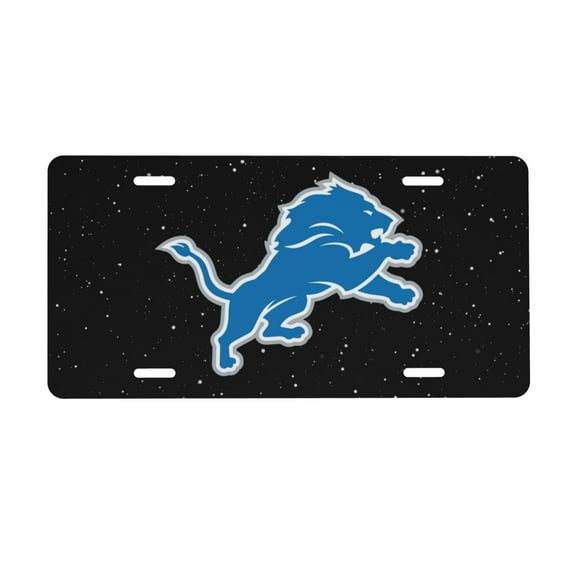 Lion Sport Logo License Plate 6x12 Inch Thickening Aluminum Metal Decorative License Plates, Universal Fit For Trucks, Suvs, Vehicles