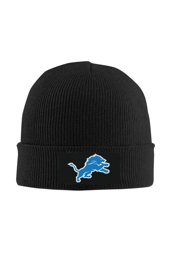 Lion Sport Logo Men Women Knitted Hat Adult Knit Beanie For Fall Winter Knit Hat Cap