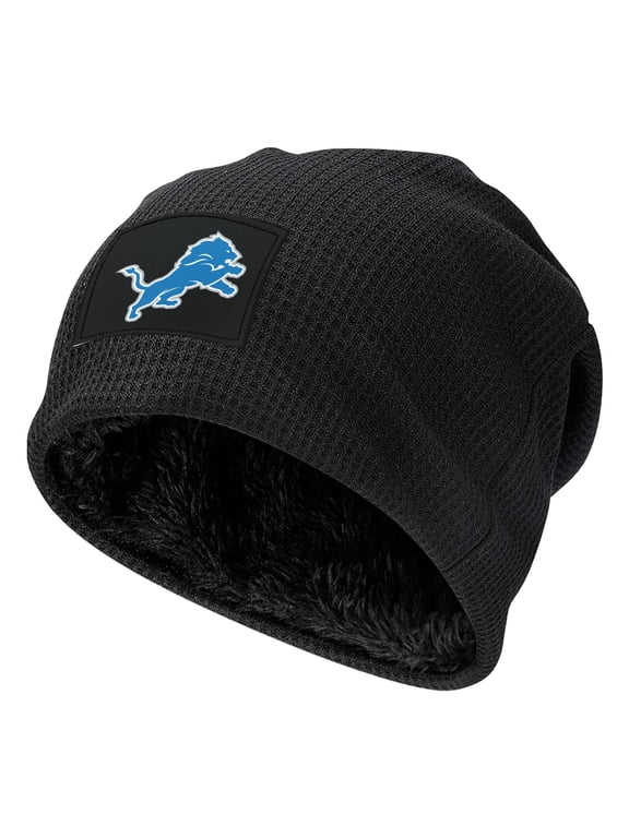 Lion Sport Logo Unisex Knitted Hat For Adults, Fleece-Lined For Autumn And Winter, Soft And Comfortable Buffet Hat/Ski Hat