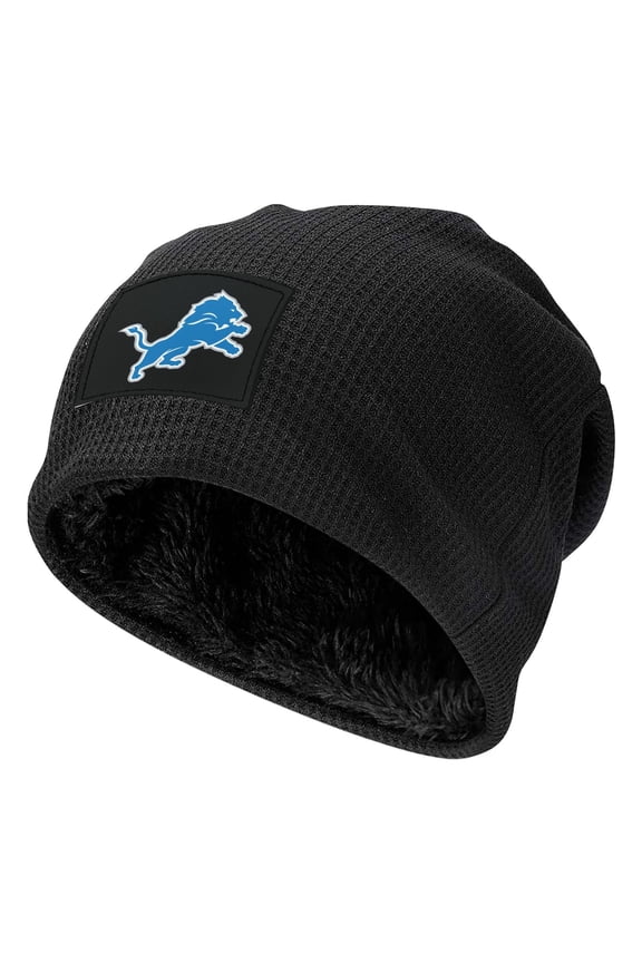 Lion Sport Logo Unisex Knitted Hat For Adults, Fleece-Lined For Autumn And Winter, Soft And Comfortable Buffet Hat/Ski Hat