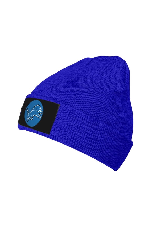 Lion Sport Logos Knit Beanie Acrylic Knitted Hat Men Beanie Winter Warm Beanies Women Casual Skullies Outdoor