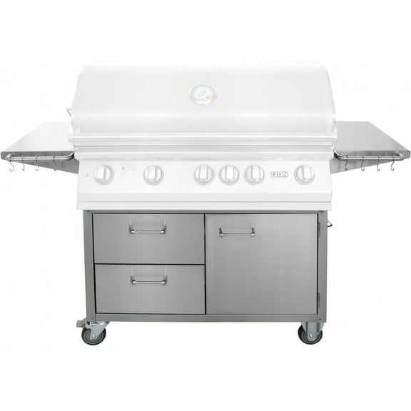 Lion Stainless Steel Cart For 40-Inch Gas Grill - 53861