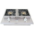 thumbnail image 1 of Lion Stainless Steel Drop In Propane Gas Double Side Burner, 1 of 2