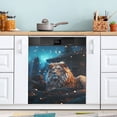 thumbnail image 1 of Lion Stone Dishwasher Magnetic Covers Magnet Sticker Kitchen Decor Dishwasher Refrigerator Front Door Covers Decorative Magnetic 23" x 26", 1 of 5