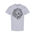 thumbnail image 1 of Lion Tattoo Sketch T-Shirt Men -Image by Shutterstock, Male Small, 1 of 2