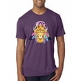 thumbnail image 1 of Lion Throne King Crown Animal Lover Mens Premium Tri Blend T-Shirt, Vintage Purple, Medium, 1 of 3