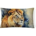 thumbnail image 1 of Lion Throw Pillow 12 in x 16 in, 1 of 4