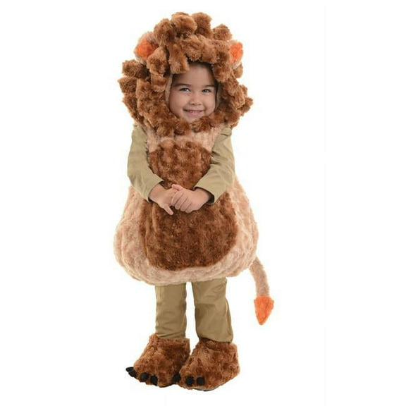 Underwraps Belly Babies Lion Plush Child Toddler Costume L 2-4T Unisex
