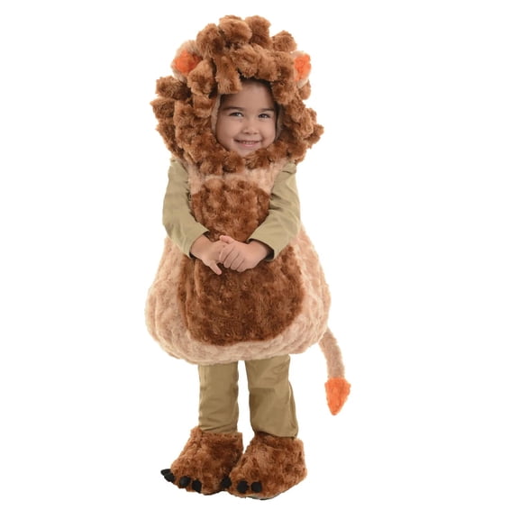 Underwraps Belly Babies Lion Plush Child Toddler Costume L 2-4T Unisex