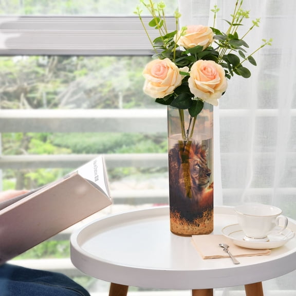 Lion Trees Clouds Vases for Flowers Modern Decorative Vase Home Decor for Bedroom Kitchen Living Room Centerpieces