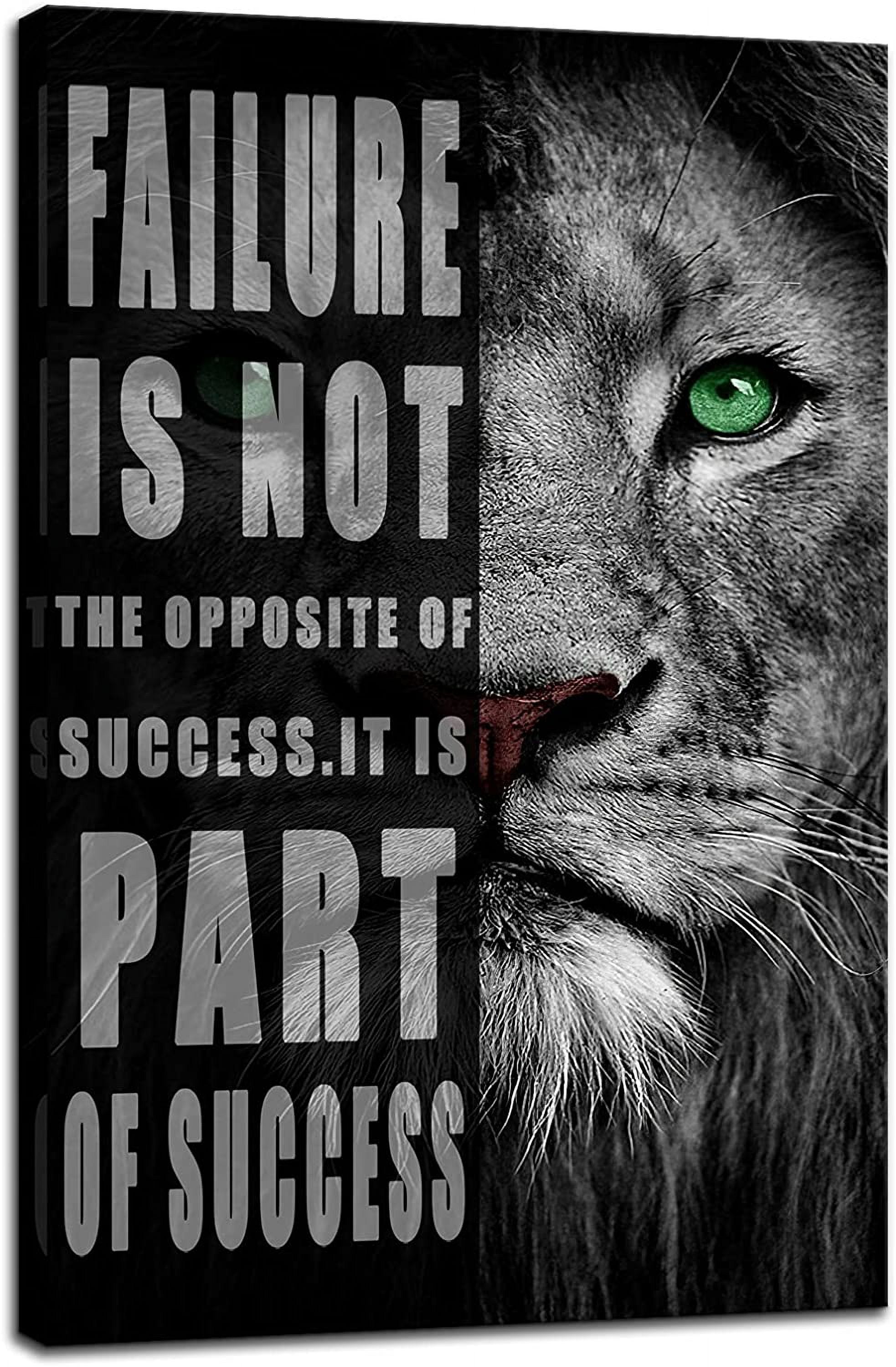 Lion Wall Art Inspirational picture Entrepreneur Quotes Motivational ...