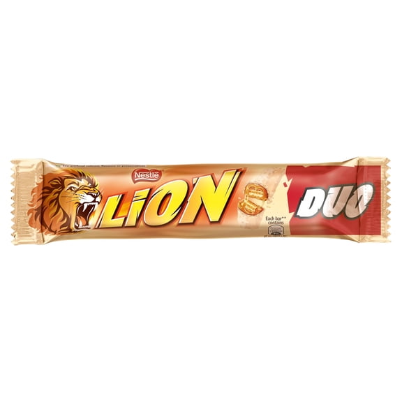 Lion White Duo Chocolate Bar 60g, Imported from Britain