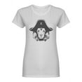 thumbnail image 1 of Lion With A Pirate Hat  Shaped Tee Women's -Image by Shutterstock, 1 of 2