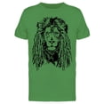 thumbnail image 1 of Lion With Dreadlocks Black Tee Men's -Image by Shutterstock, 1 of 2