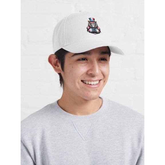 Lion Workout Baseball Cap, Bodybuilding Gym Training Design, Classic Athletic Hat