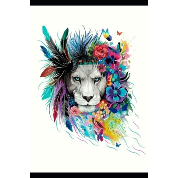 Lion drawing book (Paperback)