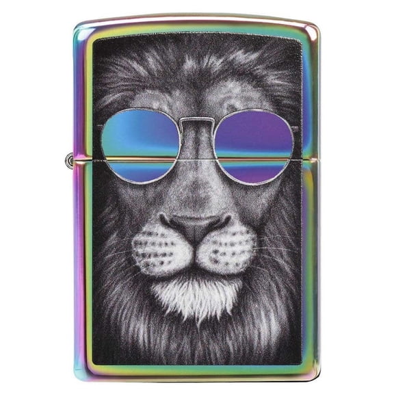 Lion in Sunglasses Zippo Lighter