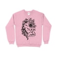 thumbnail image 1 of Lion of Judah Floral Graphic Sweatshirt, Christian Bible Verse Inspirational, Unisex Pullover, Faith Based Clothing, Revelation 5:5, 1 of 11