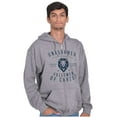 thumbnail image 1 of Lion of Judah Follower of Christ Unisex Plus Size Zip Hoodie Brisco Brands 4X, 1 of 6