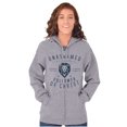 thumbnail image 1 of Lion of Judah Follower of Christ Zip Up Hoodie Men's Women's Brisco Brands L, 1 of 6