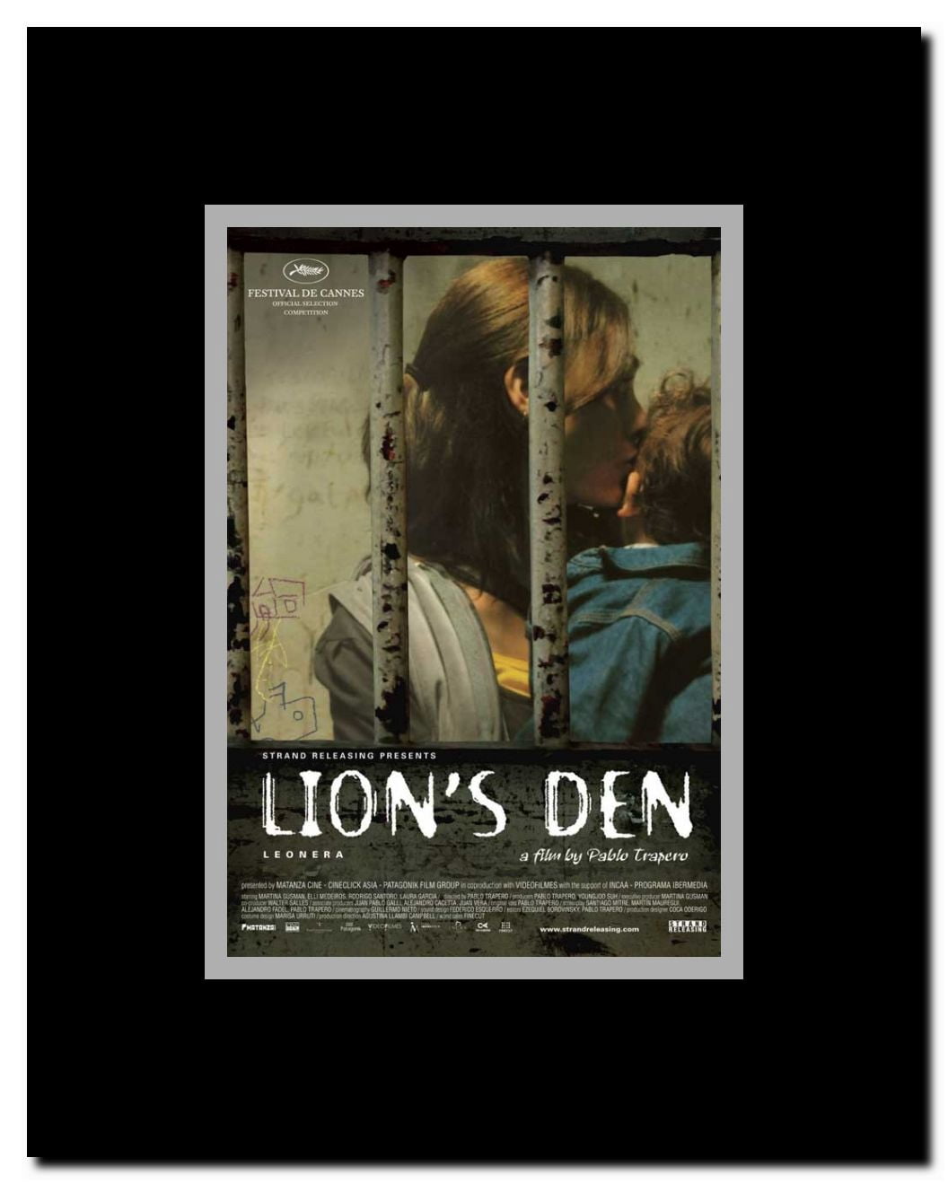 Lion's Den Framed Movie Poster