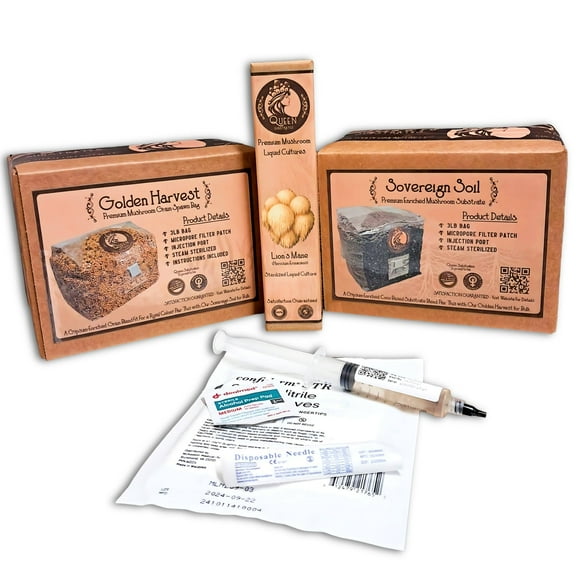 Lion's Mane Mushroom | 6LB All-In-One Mushroom Grow Kit