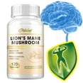 thumbnail image 1 of Lion's Mane Mushroom - Support Mood and Cognitive Function, Brain & Nervous System Health - 120 Capsules, 1 of 8