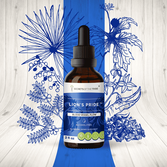 Secrets Of The Tribe Lion's Pride Blend Tincture Dietary Supplement, Natural Extract, Made from Eleuthero Siberian Ginseng, Catuaba, Barrenwort, Muira Puama, Rhodiola, Goldenseal Leaf 2 oz