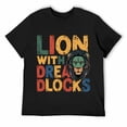 thumbnail image 1 of Lion with dreadlocks Prostate Cancer Awarness T-Shirt, 1 of 5