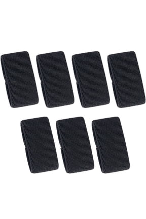 7 Pcs Black Elastic Belt Loops Exclusive Belt Rings to Prevent Excessive Trouble