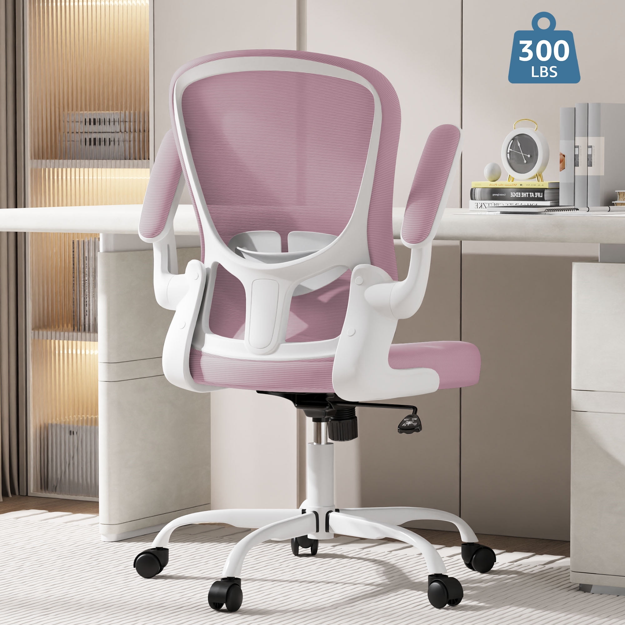 Lioncin Ergonomic Office Chair with Armrest, Adjustable Height, Lumbar