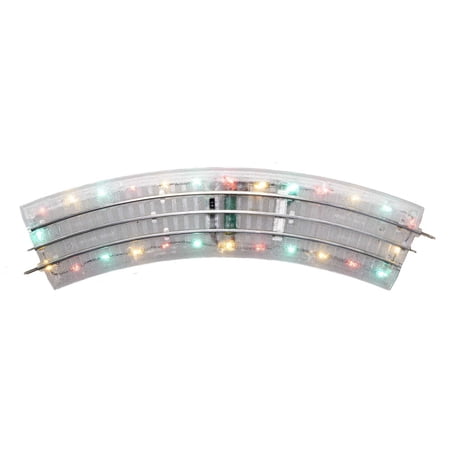 Lionel 2025020 036 Curved Lighted Fastrack with Multi-Colored Lights (Pack of 4) price history and forecast - Lionel 2025020