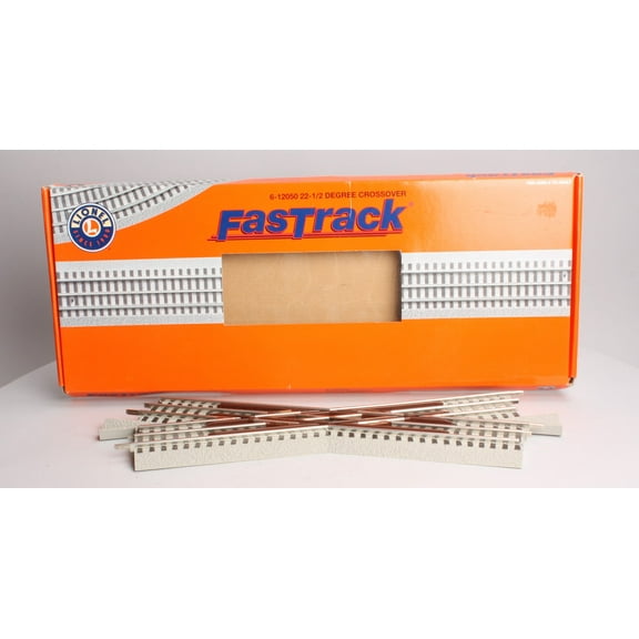Lionel 6-12050 FasTrack 22.5 Degree Crossover
