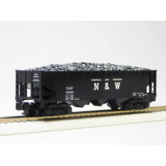 Lionel American Flyer Norfolk & Western 3 Bay Coal Hopper #100028 S Gauge