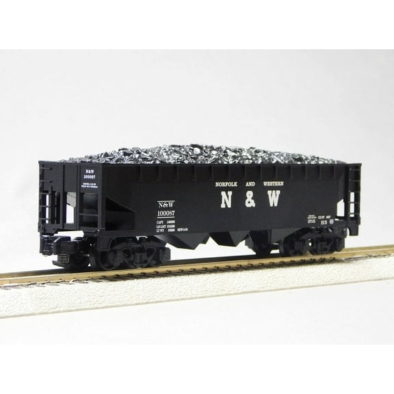 Lionel American Flyer Norfolk & Western 3 Bay Coal Hopper #100087 S Gauge