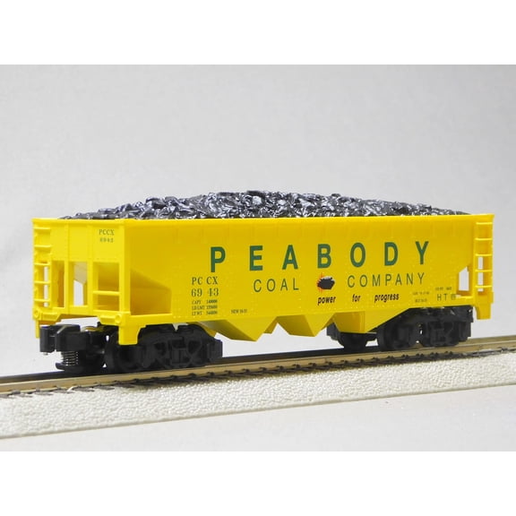 Lionel American Flyer Peabody Coal Company 3 Bay Hopper #6943 S Gauge