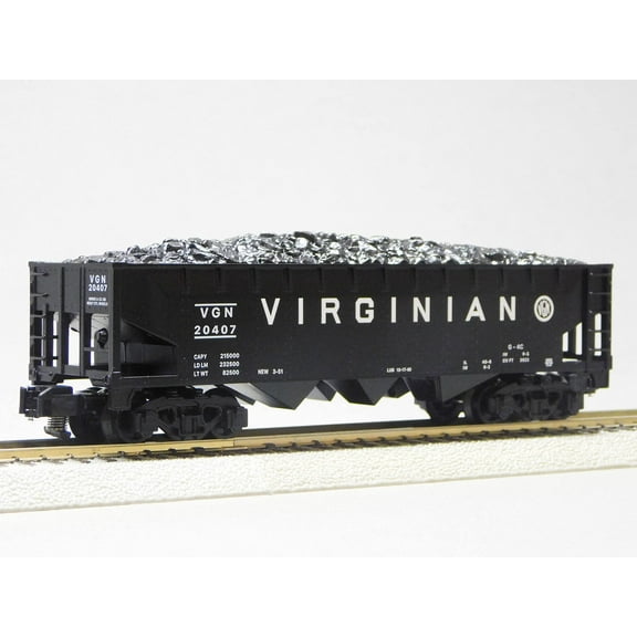 Lionel American Flyer Virginian 3 Bay Coal Hopper #20407 S Gauge