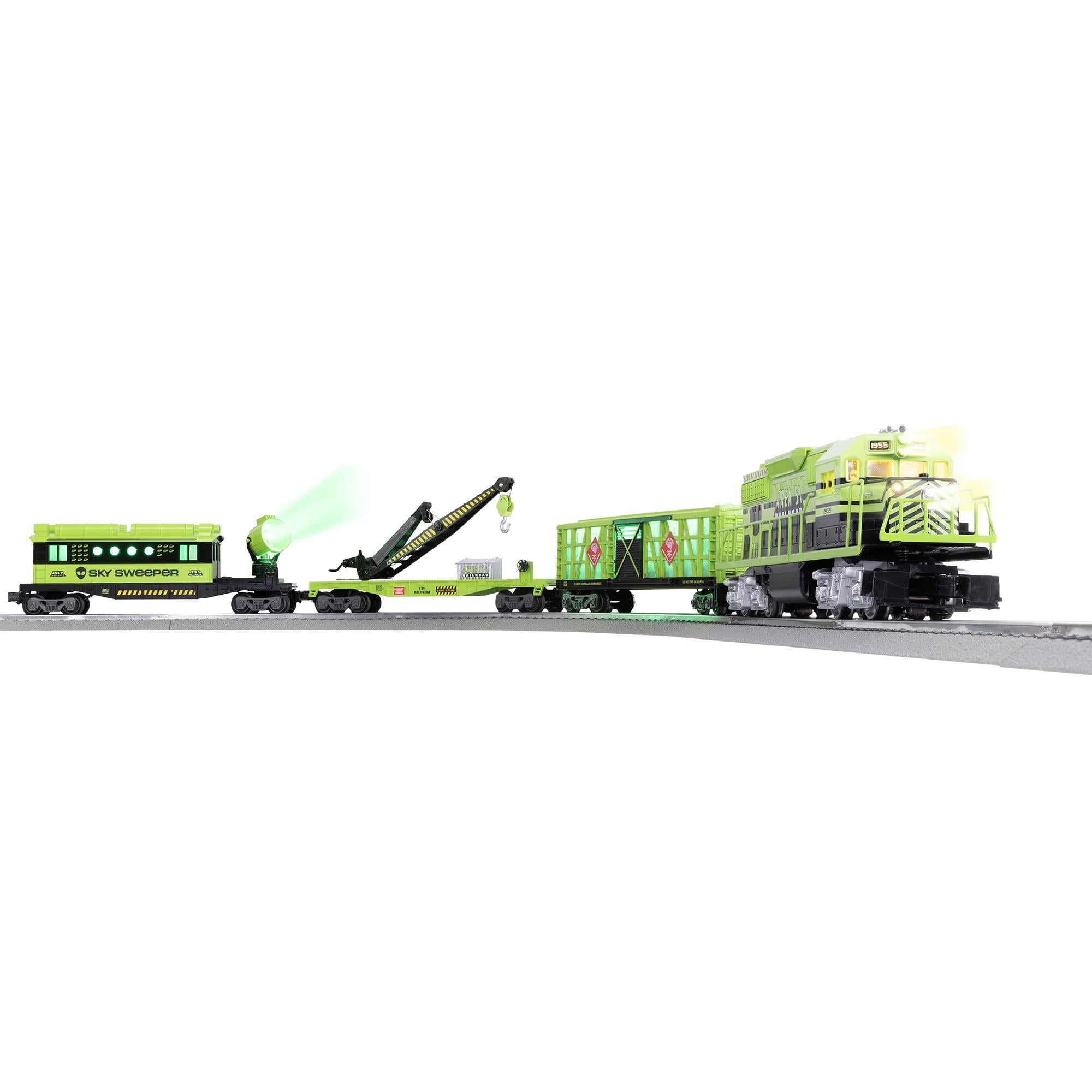 Lionel Area 51 UFO Recovery LionChief Freight O Gauge Model Train