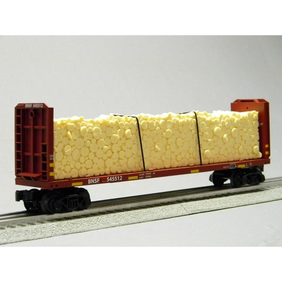 Lionel BNSF Standard O Bulkhead FLATCAR #545512 O Gauge