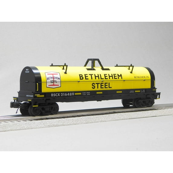 Lionel Bethlehem Steel Coil CAR #216489 Covered Gondola w/Removable Coil Load O Gauge