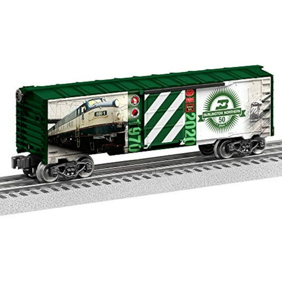 Lionel Burlington Northern, Electric O Gauge Model Train Cars, 50th Anniversary MUSA Boxcar