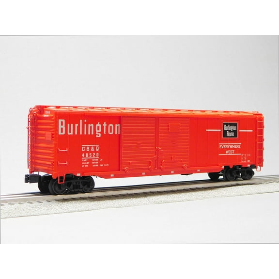 Lionel CB&Q END Door BOXCAR #48520 O Gauge