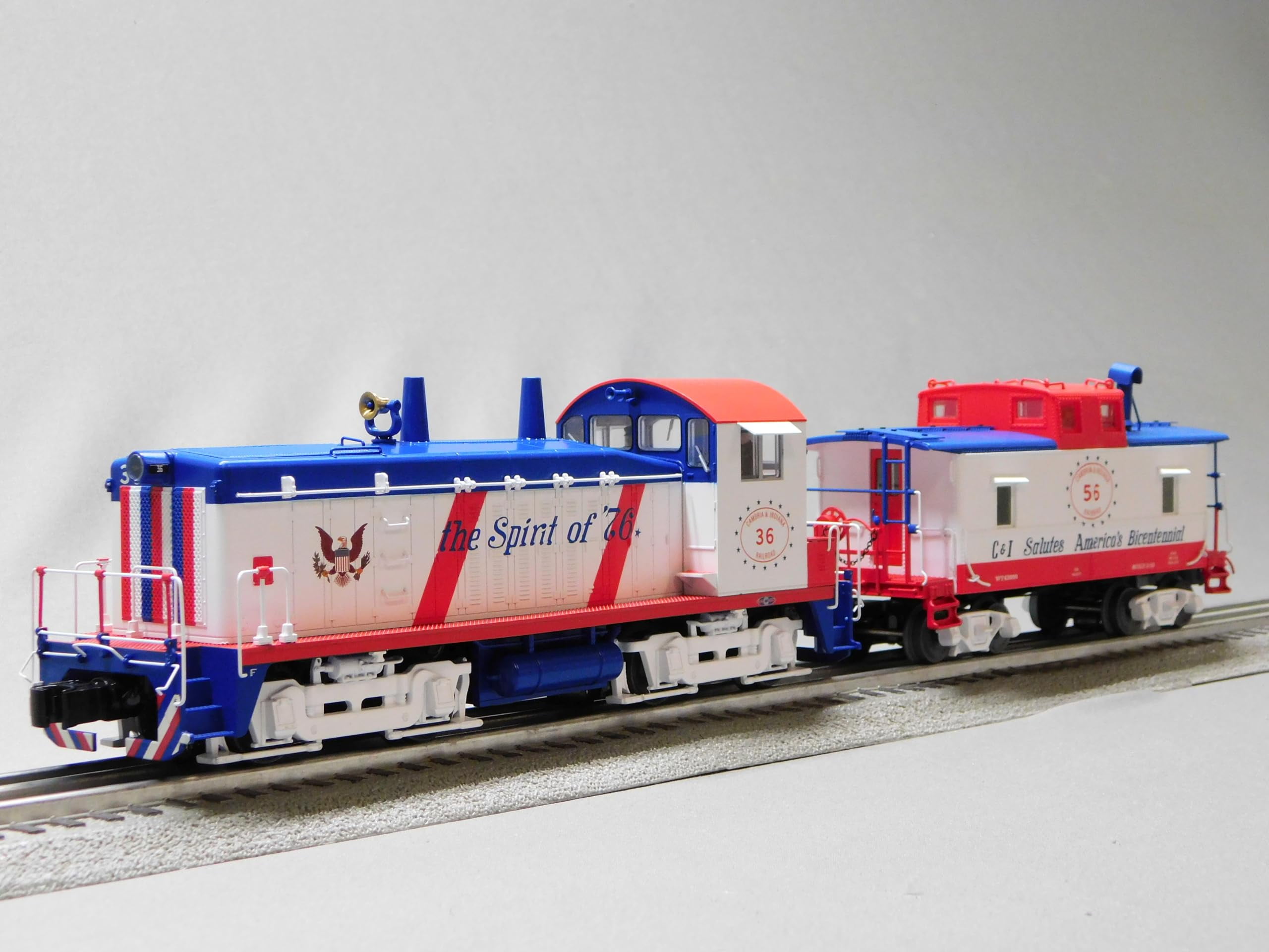 Sw9 Engine Lionel Cambria & Indiana Bicentennial Legacy SW9 Engine and Caboose ...